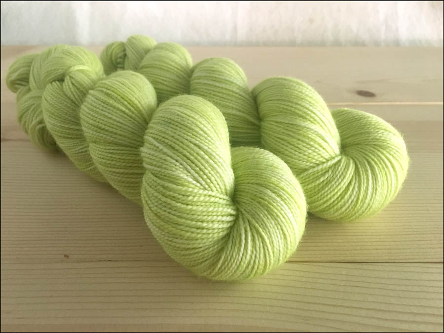 "Lemongrass" Semi Solid Vesper Sock Yarn PREORDER