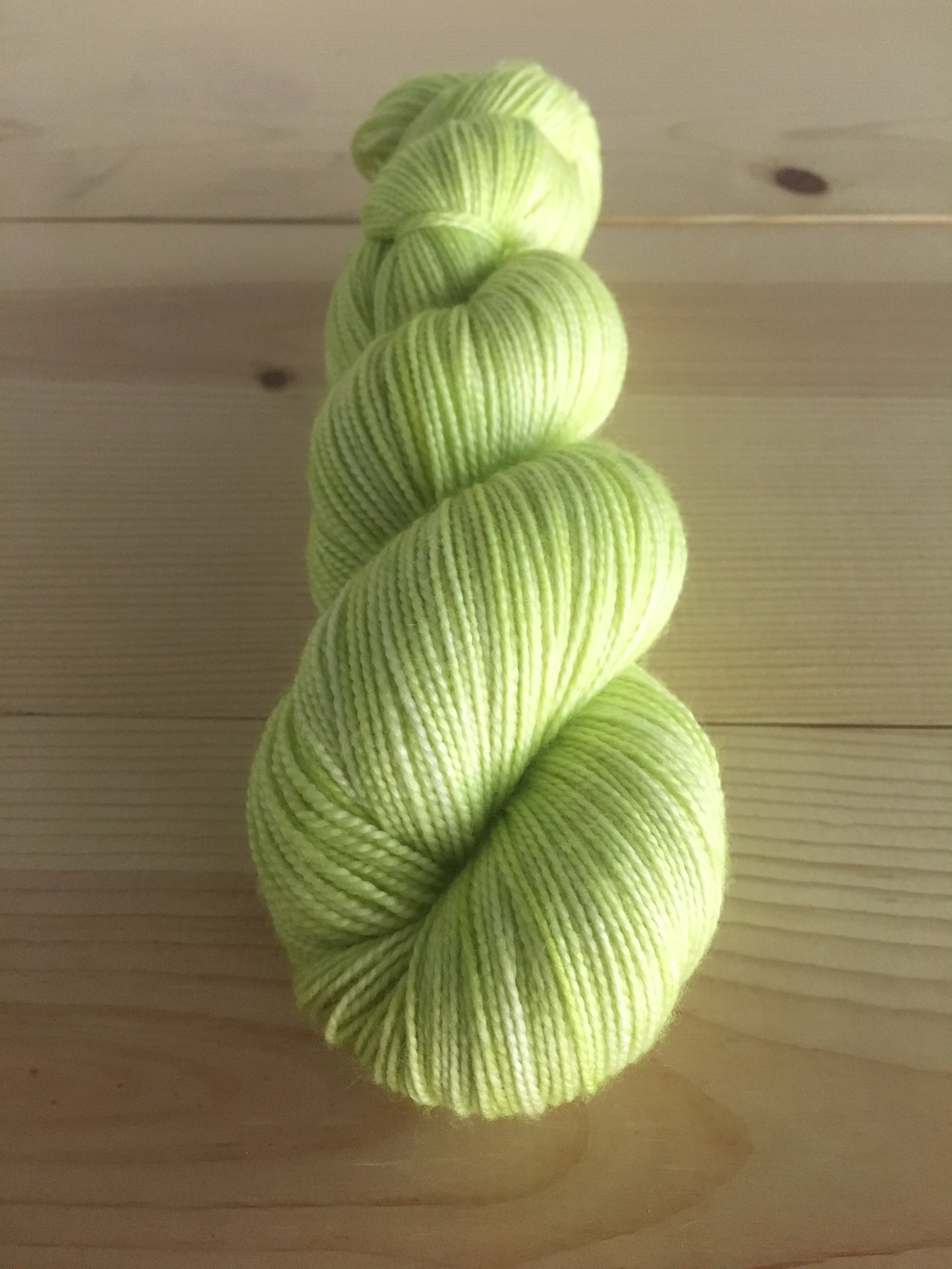 "Lemongrass" Semi Solid Vesper Sock Yarn PREORDER