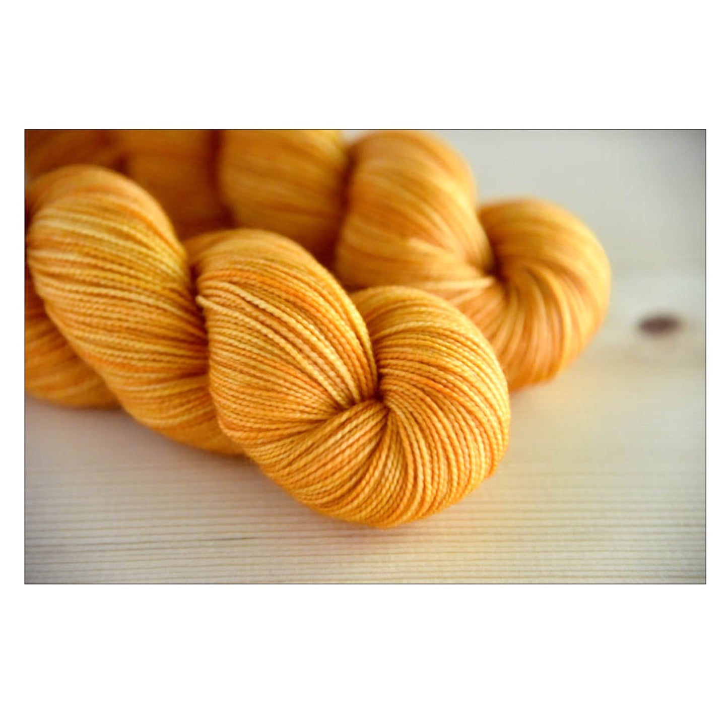 "Golden Pumpkin" Semi Solid Vesper Sock Yarn PREORDER