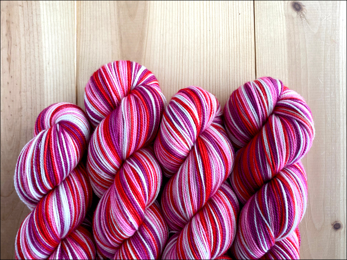 'Queen of Hearts" Vesper Sock Yarn PREORDER