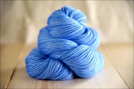 'Periwinkle' May 2019 Semi-Solid Vesper Sock Yarn DYED TO ORDER