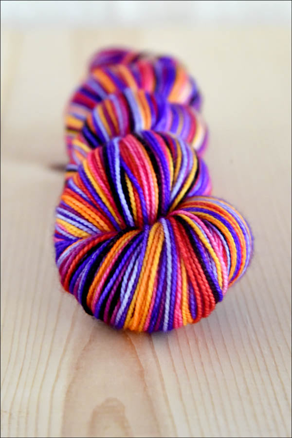 "Technicolor Lavaflow" Vesper Sock Yarn