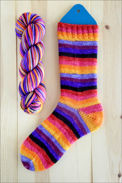 "Technicolor Lavaflow" Vesper Sock Yarn
