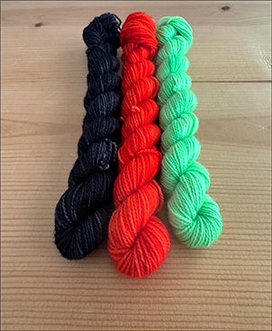 Gnome MKAL 18- Gnumpkin and Gnettle! Classic Sock Mini Skein Sets