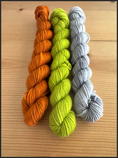 Gnome MKAL 18- Gnumpkin and Gnettle! Classic Sock Mini Skein Sets