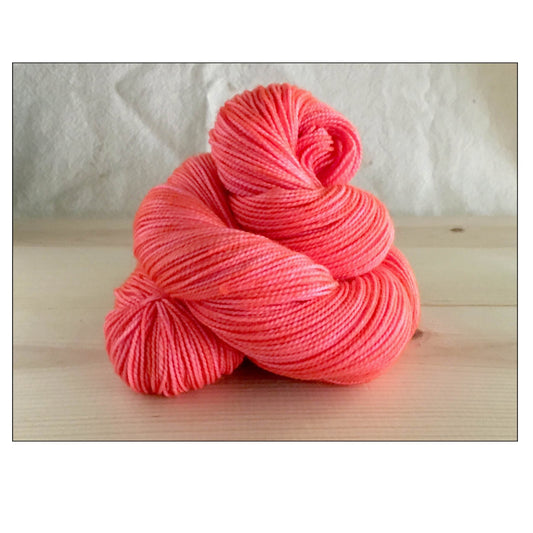 "Flamingo" Semi Solid Vesper Sock Yarn PREORDER