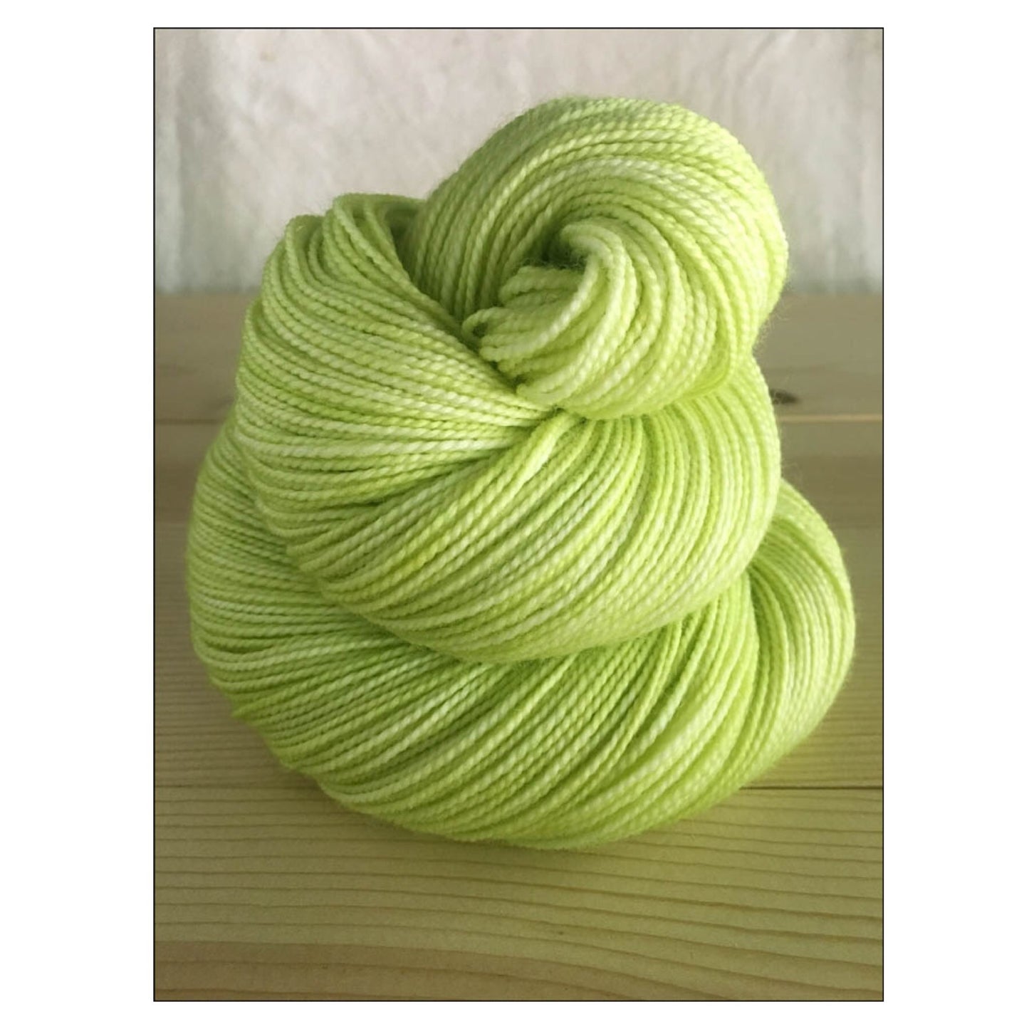 "Lemongrass" Semi Solid Vesper Sock Yarn PREORDER