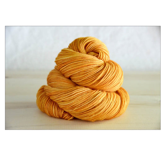 "Golden Pumpkin" Semi Solid Vesper Sock Yarn PREORDER