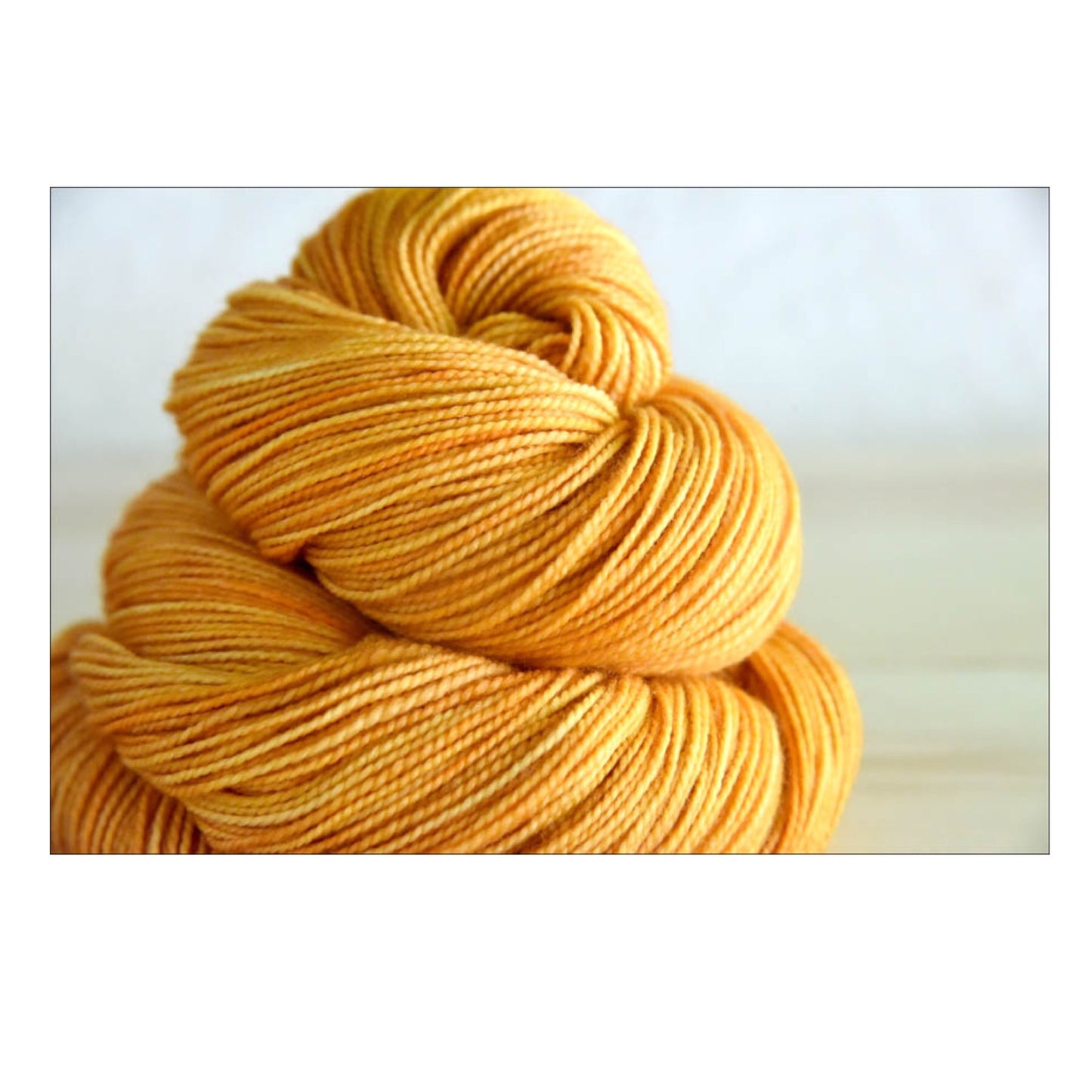 "Golden Pumpkin" Semi Solid Vesper Sock Yarn PREORDER