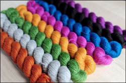 Brayden Colorwork Mittens Yarn Vibes 100% Organic Knit Kit
